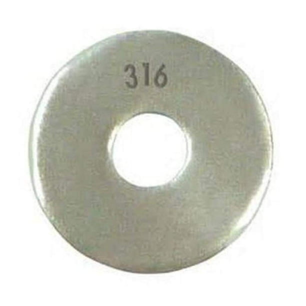 20 3 Diameter Plain Steel 3/4 x 3 Heavy Dock Washer 1/4 Thick 
